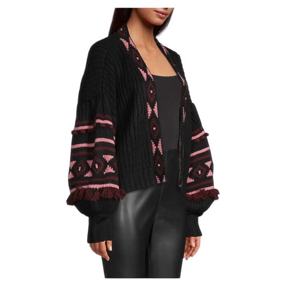 SACHIN & BABI Landon Knit Boho Cardigan - Picture 1 of 10